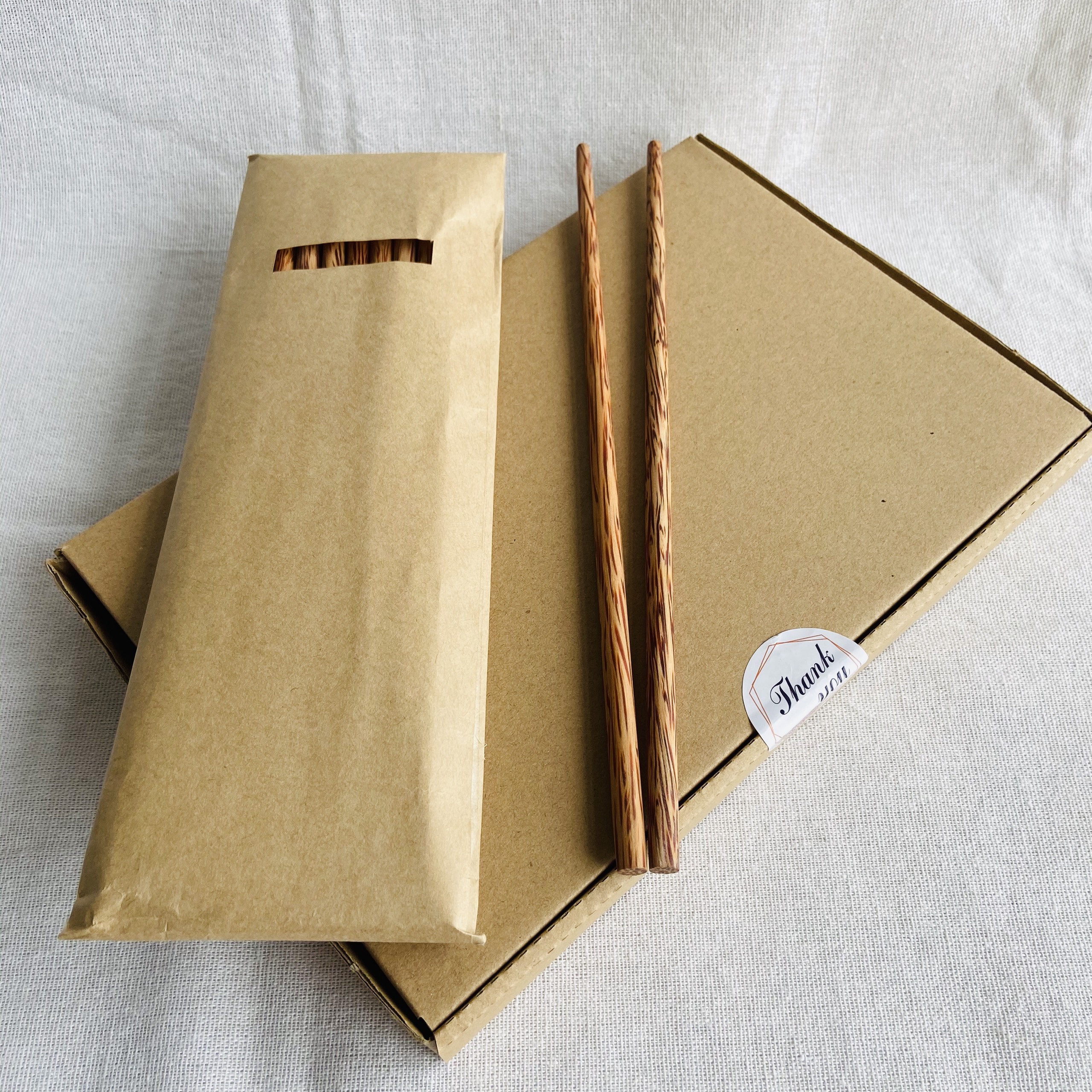 Đũa gỗ dừa cao cấp combo 10 đôi được tặng thêm muỗng gỗ