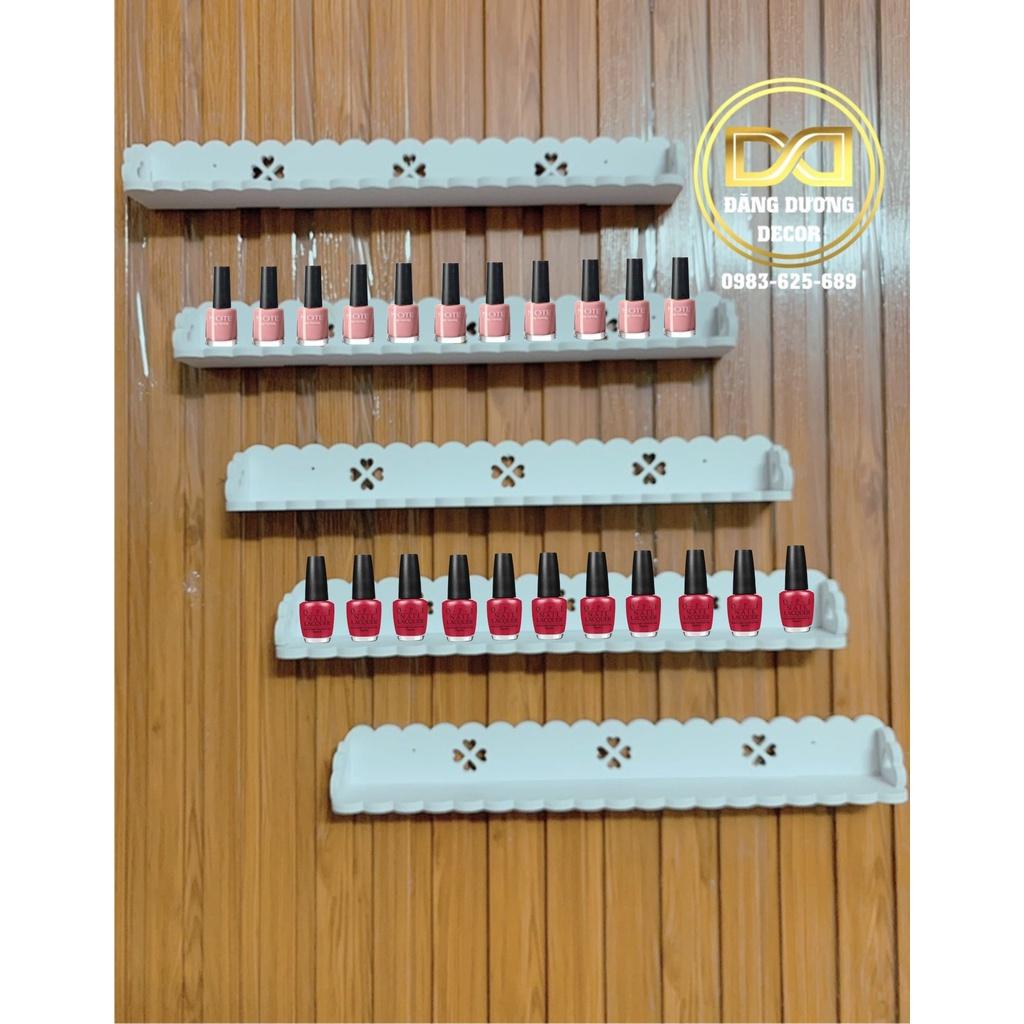 Combo 5 kệ nails kích thước 60cm để sơn móng cho shop sang - xịn - đẹp