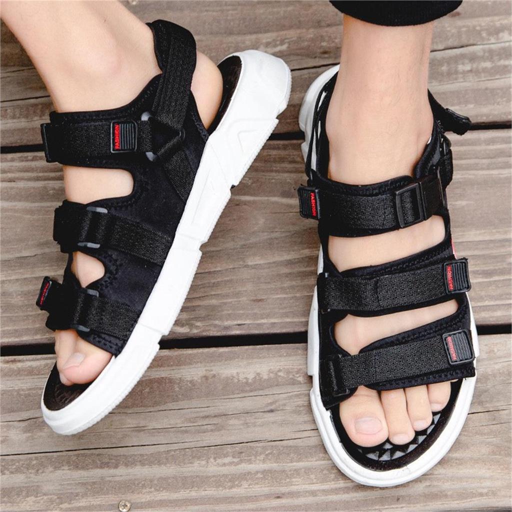 Giày Sandal Nam MWC 7064 - Giày Sandal Quai Ngang Dáng Streetwear Thời Trang Đế Mềm Mại Mang Đi Học, Đi Làm