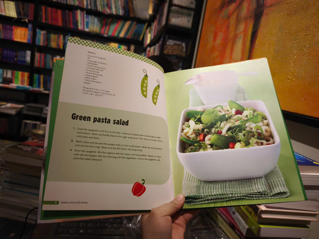 Sách - Vegetarian Cooking by Collectif - Enjoying Fresh Ingredients