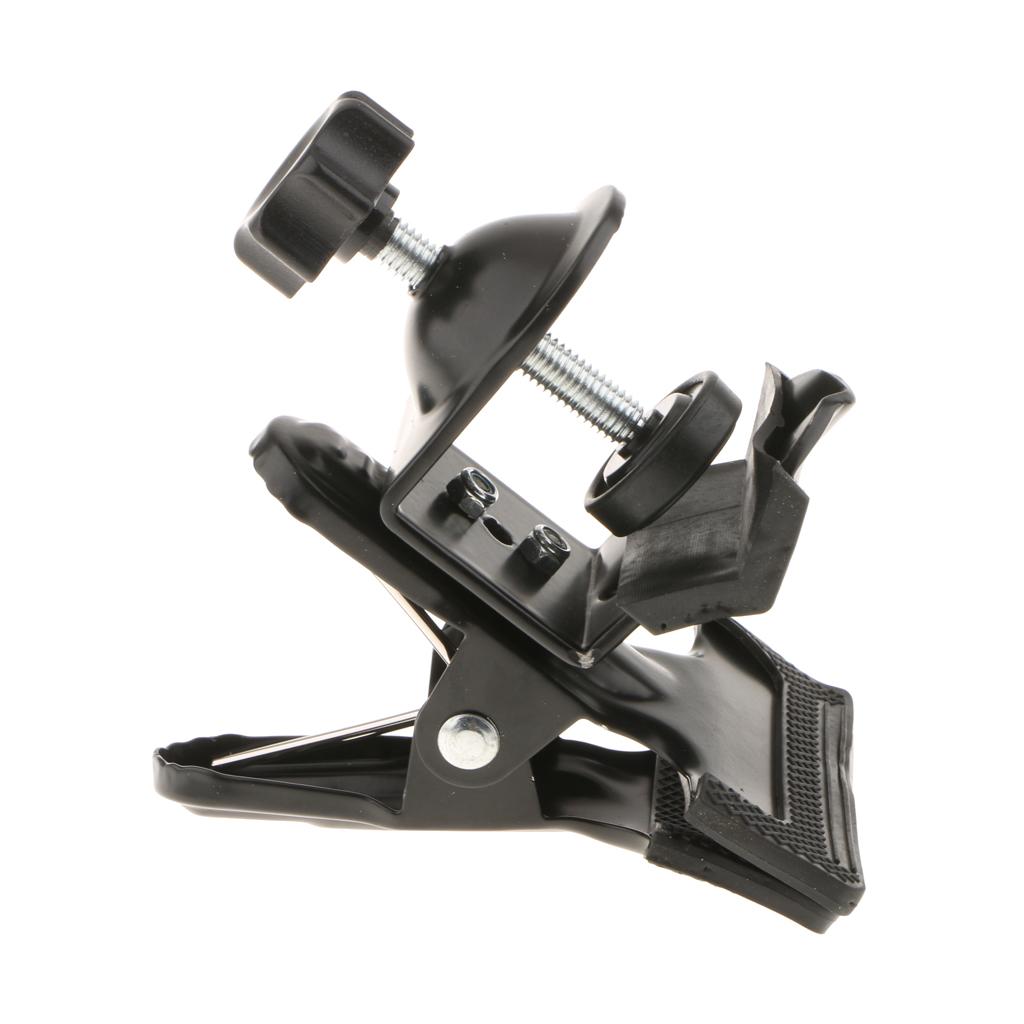 Multi-functional Backdrop Clamp with Photo Studio Light Stand U Clamp Clip