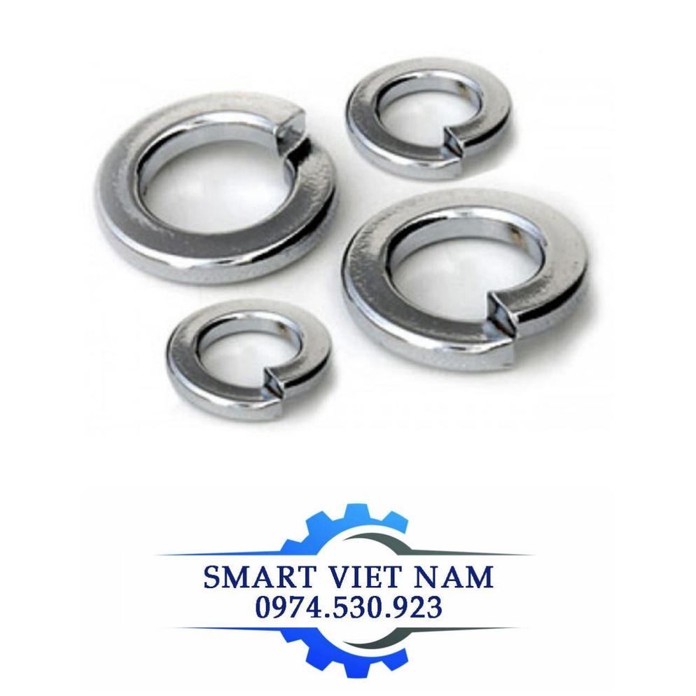 Long đền inox,vòng đệm inox vênh M3-M5,Combo 500 Chiếc