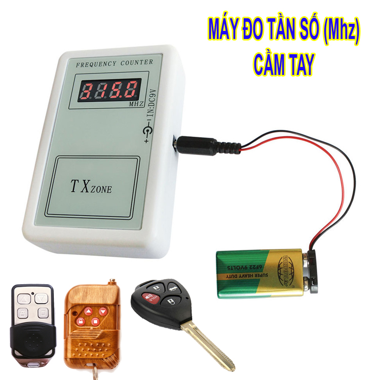 Máy đo tần số điều khiển từ xa RF cầm tay