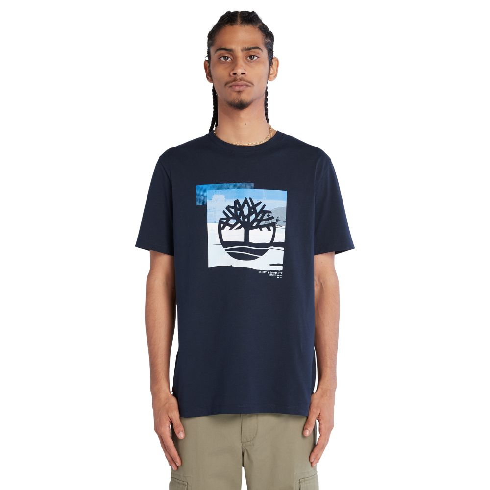 [Original] Timberland Áo Thun Nam Coast Inspired Logo Graphic Tee Regular TB0A6QVZ