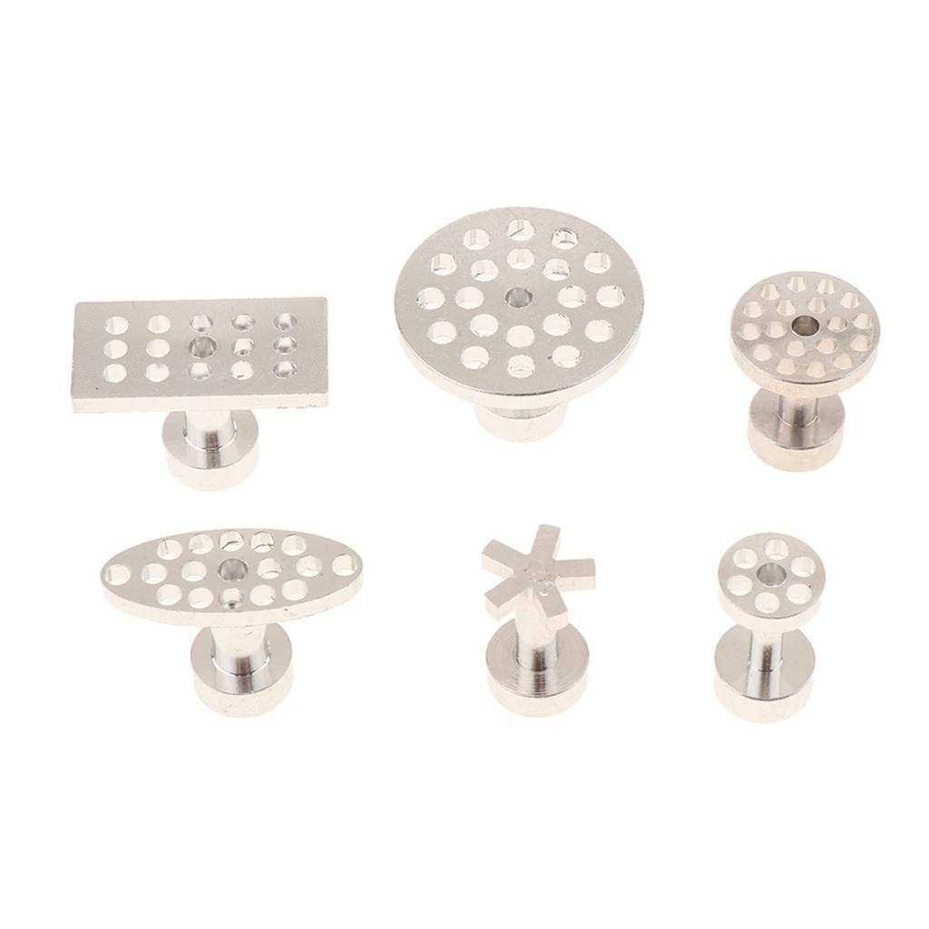 6 Size Auto  Tool Kit Aluminum Glue Puller Tabs for Car Paintless Repair