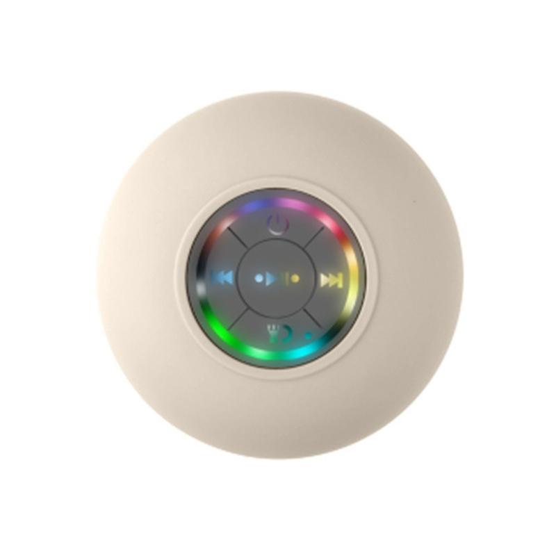 Loa tắm tương thích Bluetooth chống nước, màu loa di động của tay cầm: màu xanh lá cây quân đội