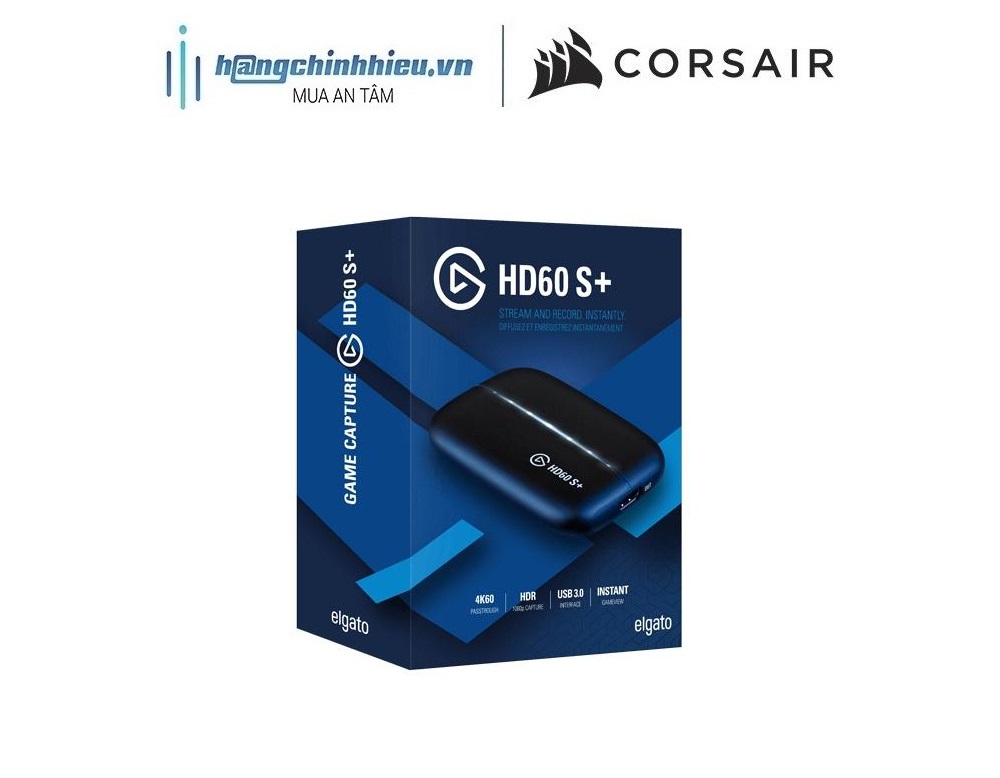 Thiết bị Stream Capture Card Elgato HD60S+ 10GAR9901 Hàng chính hãng