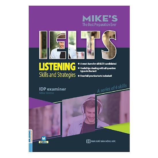 Sách Combo 5 Cuốn Luyện Thi IELTS Mike's Listening, Speaking, Reading, Writing
