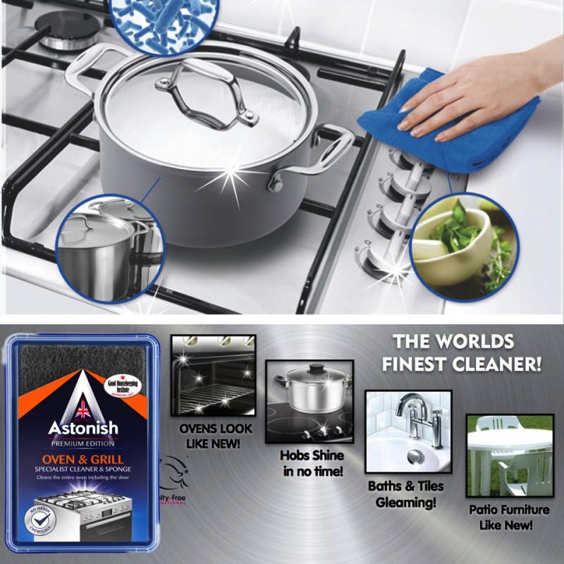 Chất tẩy đa năng tẩy rỉ sét cặn canxi inox vách kính lò vi sóng lò nướng Astonish nhập khẩu Anh Quốc