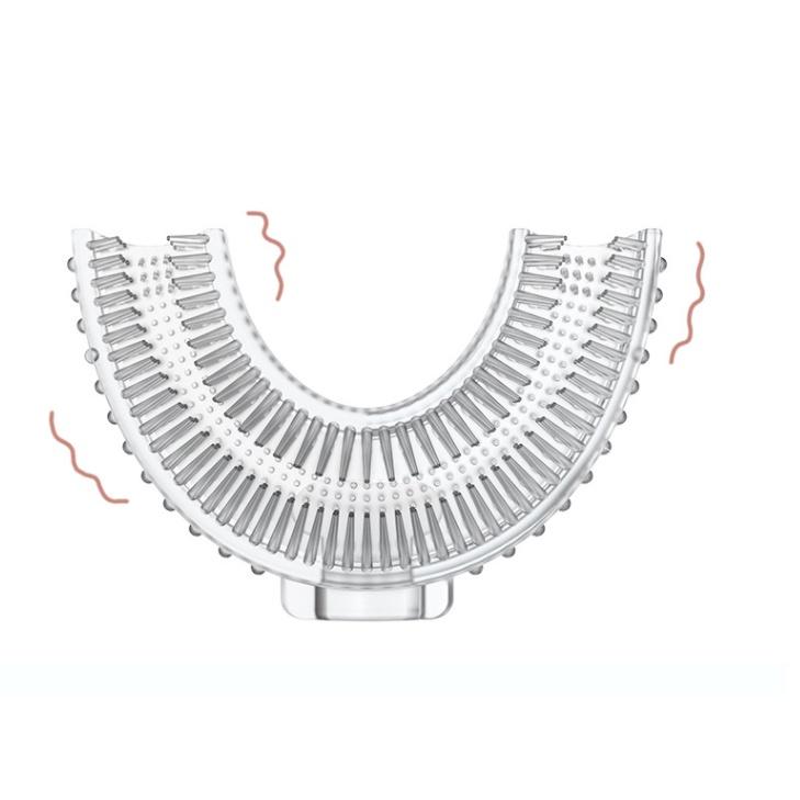 Bàn chải đánh răng cho bé chữ U bằng silicon mềm mại cho bé từ 2 đến 12 tuổi hình chim cánh cụt