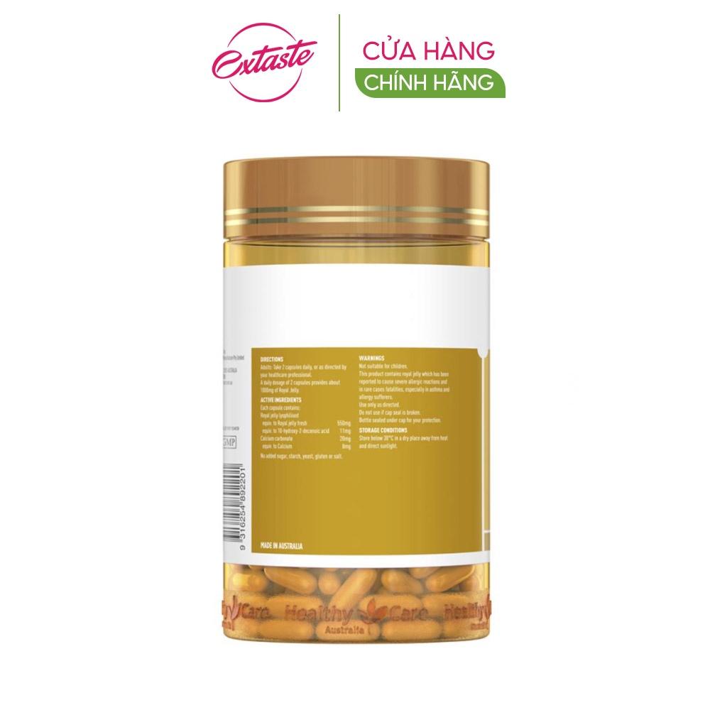 Sữa ong chúa Healthy Care Royal Jelly 1000mg 365 viên chống lão hóa tăng hormone nữ
