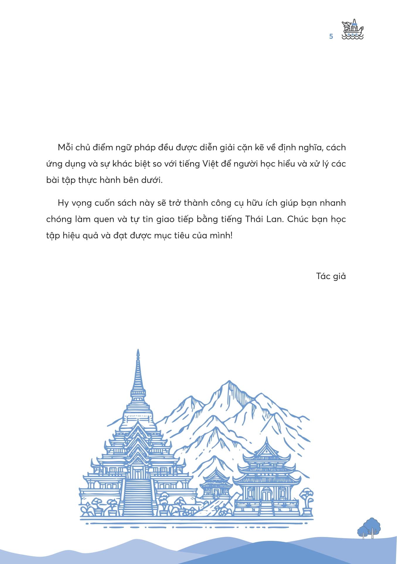 Sách - Ngữ Pháp Tiếng Thái Lan Thông Dụng