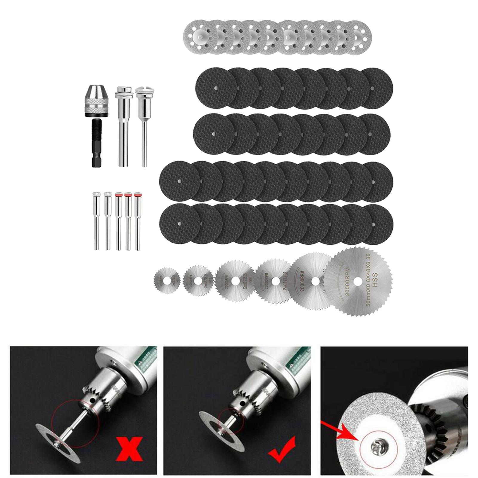Diamond Cutting Wheel And HSS Saw Blade Cutting Stones Glass Woodworking