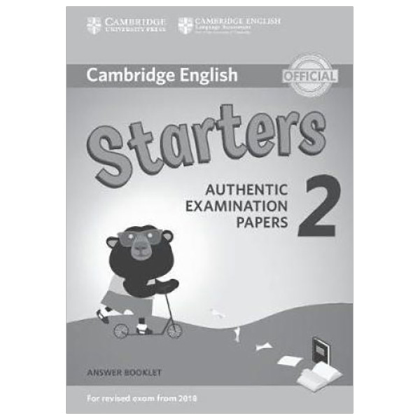 Cambridge English Young Learners 2 for Revised Exam from 2018 Starters Answer Booklet: Authentic Examination Papers