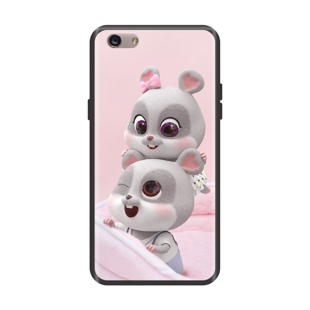 Ốp lưng TPU viền dẻo cho điện thoại OPPO F3 Hình Chuột Tết 2020 - Mẫu 04