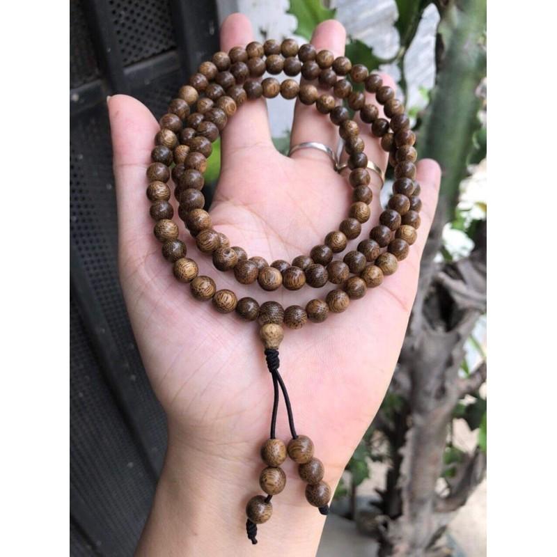 Chuỗi trầm hương 108 hạt trầm sánh