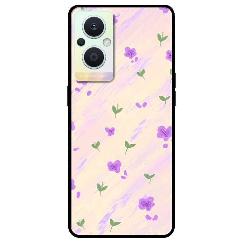Ốp lưng dành cho Oppo A16K - Oppo A36 / A76 - Oppo Reno 7z 5G - Hoa Tím 1