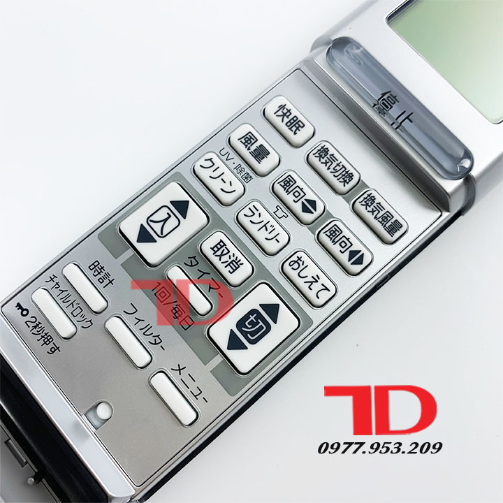 Remote dành cho máy lạnh Sanyo đen