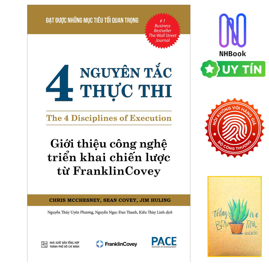 4 Nguyên Tắc Thực Thi   - Tặng sổ tay xương rồng