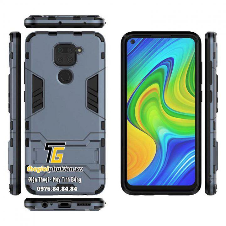 Ốp lưng chống sốc Iron Man cho Xiaomi Redmi Note 9