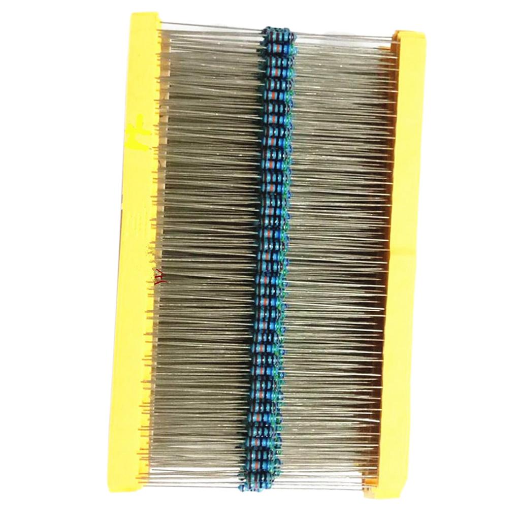 1280 Chiếc 64 Giá Trị 1/4W Kim Loại Phim Điện Trở 1ohm-10Mohm Chống Assortment
