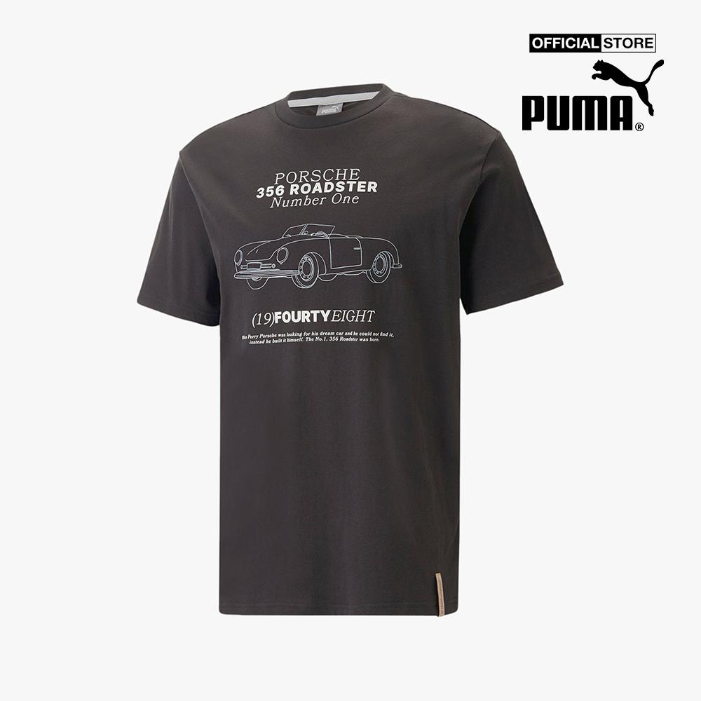 PUMA - Áo thun nam cổ tròn tay ngắn Porsche Legacy 356 Road
