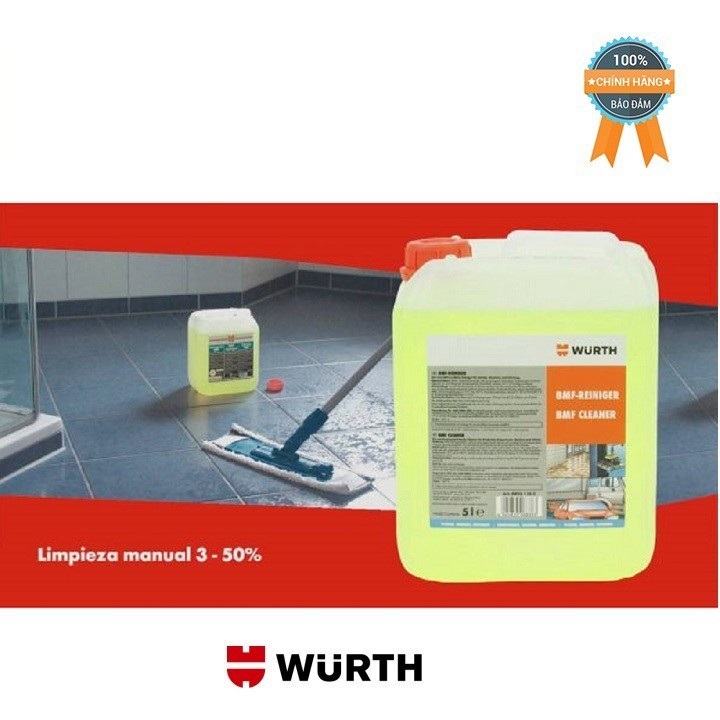 Nước Tẩy Rửa Đa Năng WURTH Bmf Workshop Cleaner 5 Lít 08931182 | TriTin