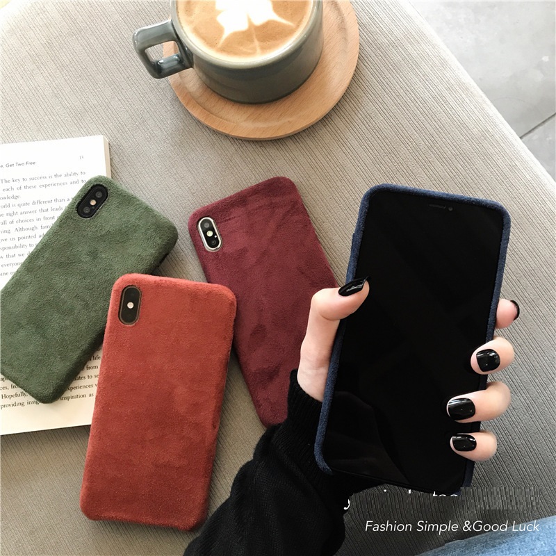 Ốp lưng silicon lót nhung 2 chiều, dành cho các dòng điện thoại iPhone , chống sốc, chống va đập, mang lại cảm giác thoải mái và ấm áp, KÈM VÒNG TAY SILICON LUMINUOS,