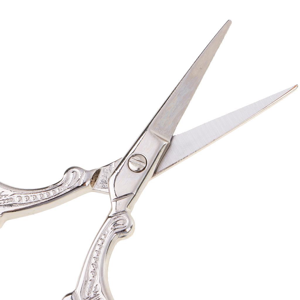 12pcs Antique Style Scissors Embroidery Scissors for Patchwork Threading Sewing