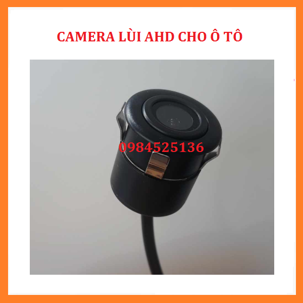 Camera Lùi AHD tròn cho Xe ô tô xem Góc Rộng 170 ° Nhìn Xuyên Đêm FULL HD 1080P Chiếu Hậu Camera Dự Phòng Máy Quay Phim Đỗ Xe Màn Hình Đảo Ngược Chống Nước Cao. Camera lùi cho ô tô siêu nét, chống nước siêu bền.