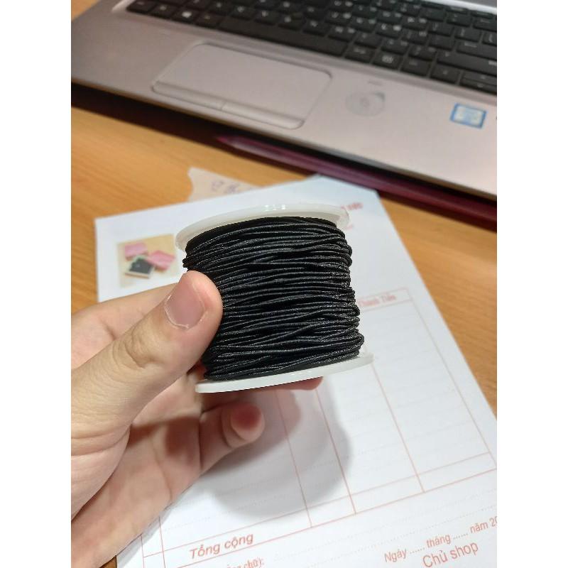 Chun co dãn xâu vòng gỗ cuộn nhỏ 50m