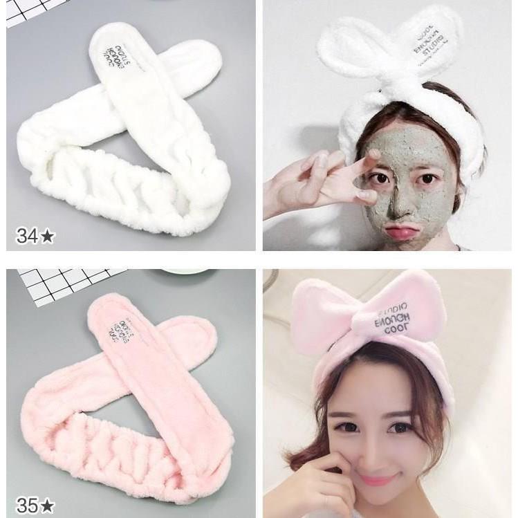Băng Đô Tai Thỏ Nhiều Màu Giao Màu Ngẫu Nhiên