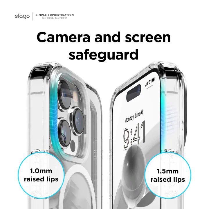 Ốp Lưng Elago Clear Case Hỗ Trợ Từ Tính Dành Cho iPhone 14 PRO MAX / 14 PRO / 14 PLUS / 14 - HÀNG CHÍNH HÃNG