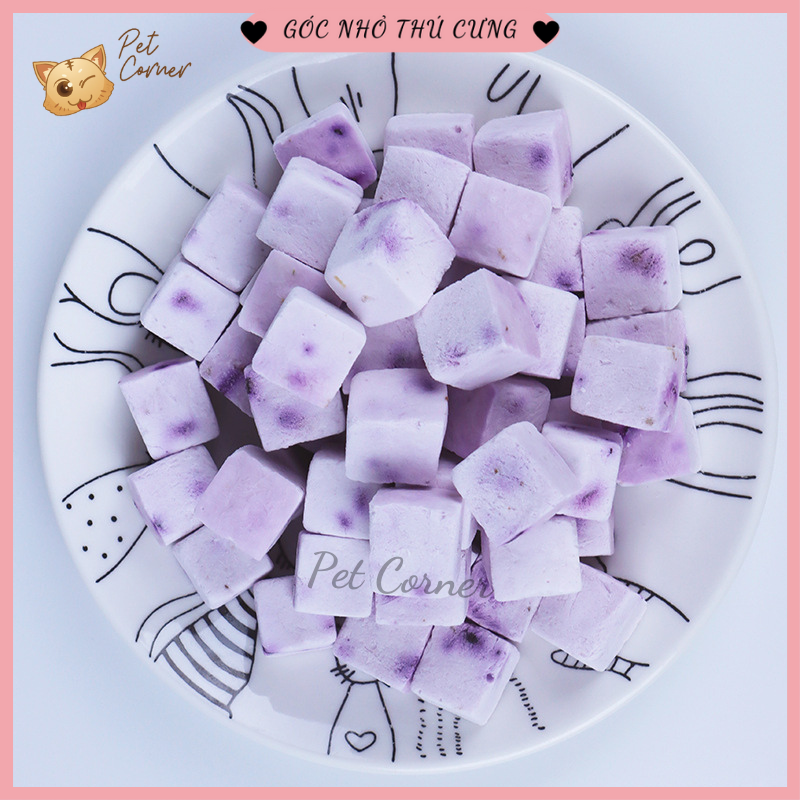 Sữa chua sấy lạnh giàu dinh dưỡng cho thú cưng, sữa chua sấy khô cho chó mèo và chuột hamster