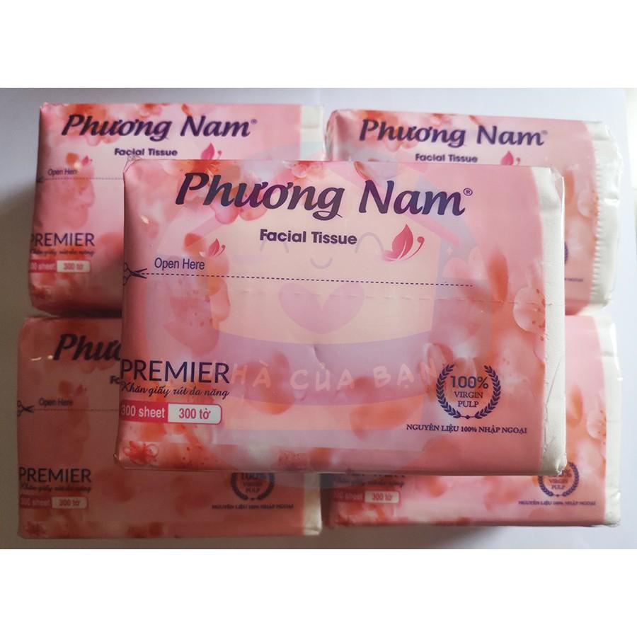 Khăn giấy rút đa năng 300 tờ Phương Nam Premier loại mới