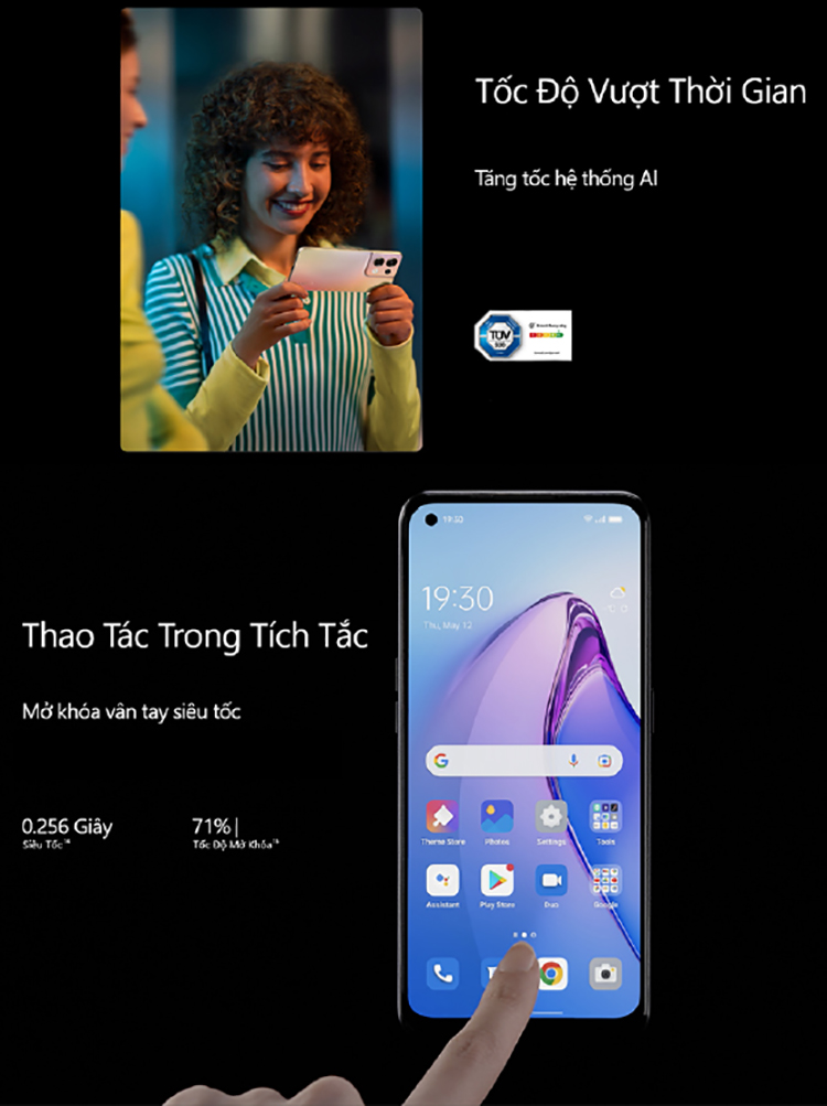 Điện Thoại Oppo Reno8 5G - Hàng Chính Hãng