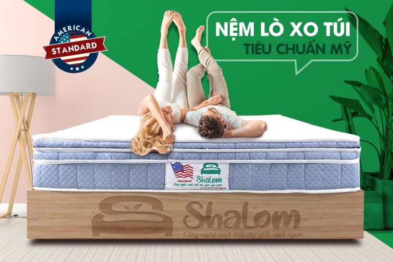 Nệm Lò Xo Túi Độc Lập Shalom