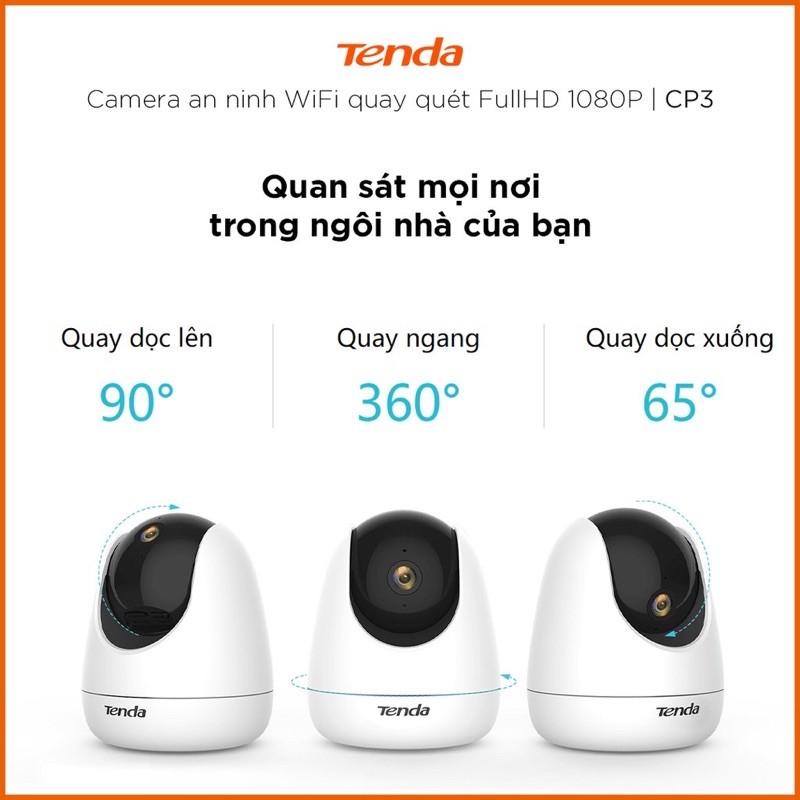 Camera IP wifi Tenda CP3 dùng cho gia đình - hàng chính hãng