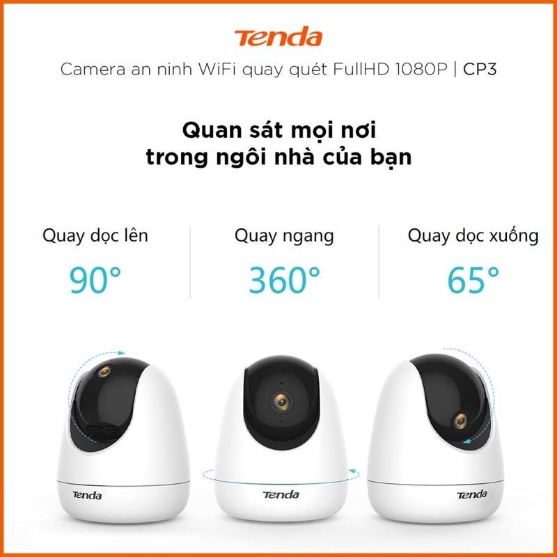 Hình ảnh Camera IP wifi Tenda CP3 dùng cho gia đình - hàng chính hãng ( rõ hơn Ezviz C6N và Imou A22 )