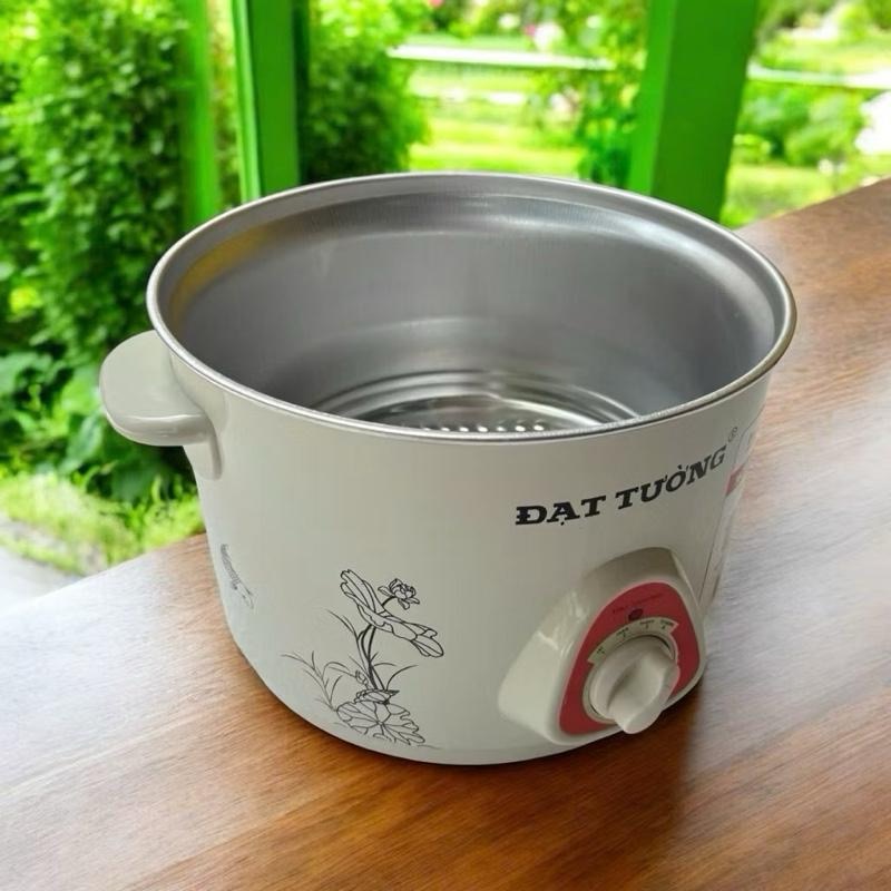 [AnhOtShop] Nồi Kho Cá Nấu Chậm Đạt Tưởng 1.5L – Lòng Sứ Dày, Giữ Nhiệt Tốt, Kho Cá Không Bị Vỡ, Tiết Kiệm Điện, Bền Hơn Loại Thường