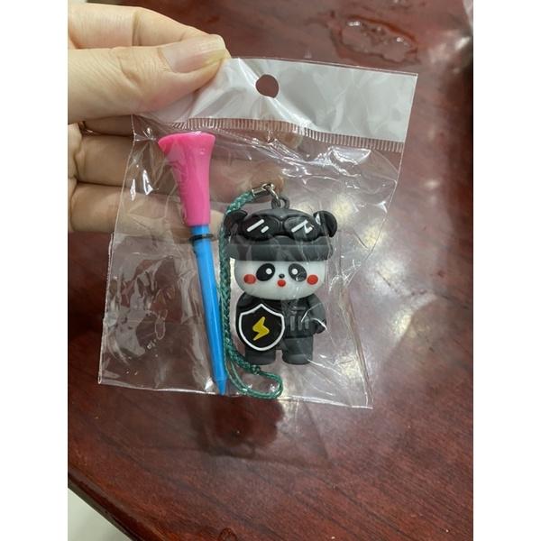 Tee golf dây cao su giá đỡ bóng chơi golf với dây treo họa tiết nhiều hình dễ thương TG066