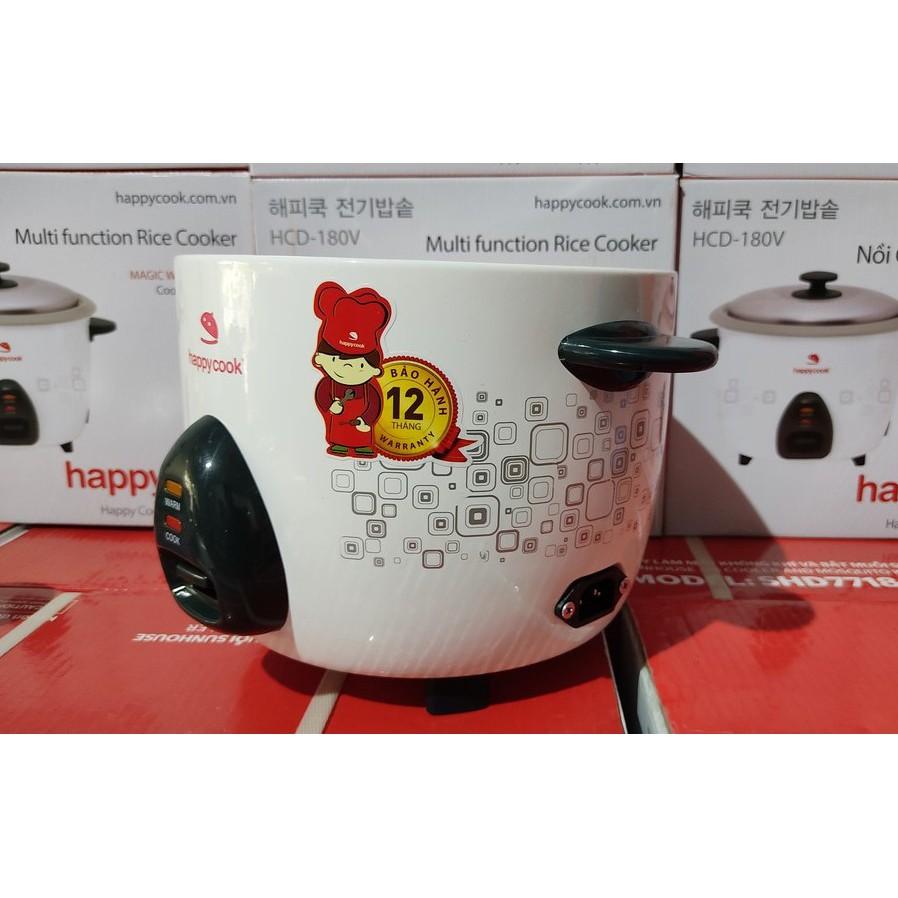 Nồi Cơm Điện Nắp Rời Happy Cook HCD-180V 1.8L - Hàng Chính Hãng