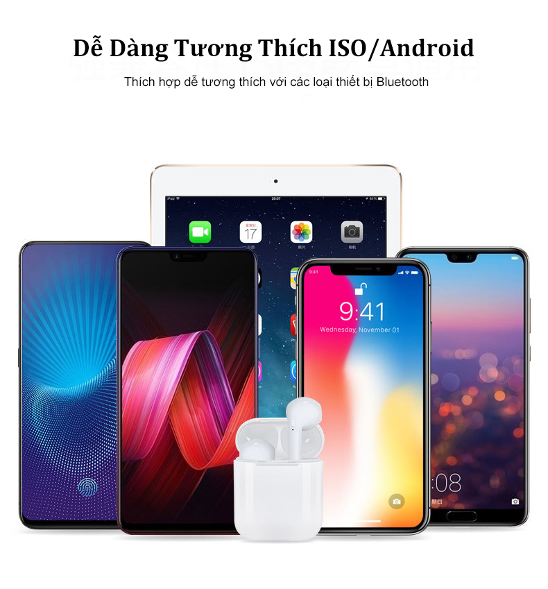 Tai Nghe Bluetooth không dây i9s 5.0