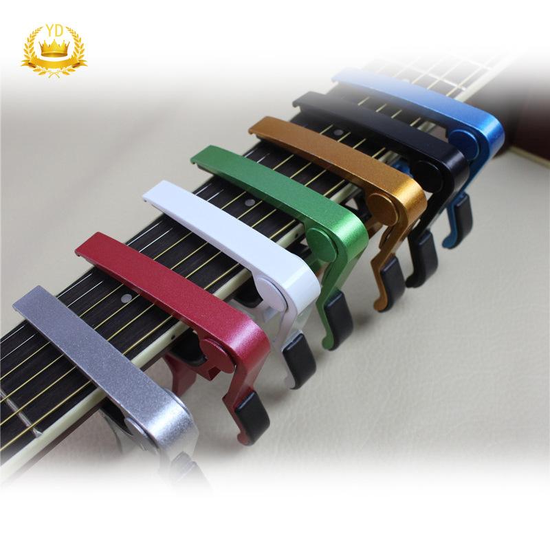 IRIN Nouvelle Argent Quick Change Clamp Key Acoustique Classique Guitare Capo Pour Tone Réglage pour électrique Acoustique Guitare Ukulélé HBST