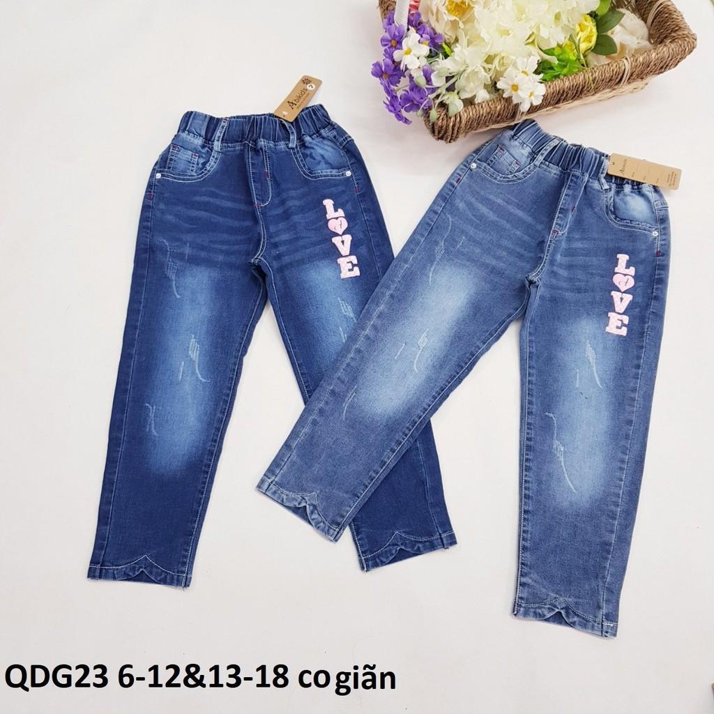 {Hàng mới về } Quần jeans cho BG hàng VNXK sz 18-33kg