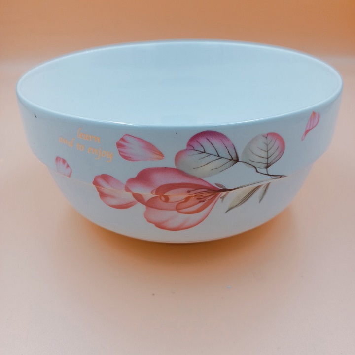 Tô Phở Có Ngấn Họa Tiết Bông Hoa Đường Kính 18 cm Cao Cấp