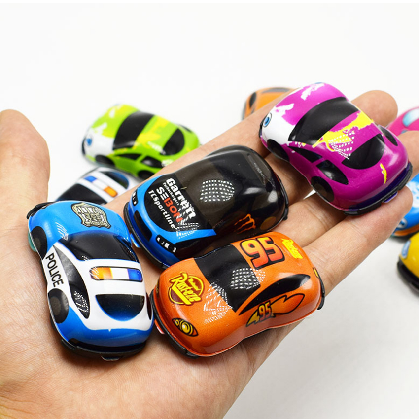 Bộ 41 mô hình xe Ô Tô Mini bánh đà chạy cót làm đồ chơi cho bé 3 tuổi có túi đựng riêng mỗi xe