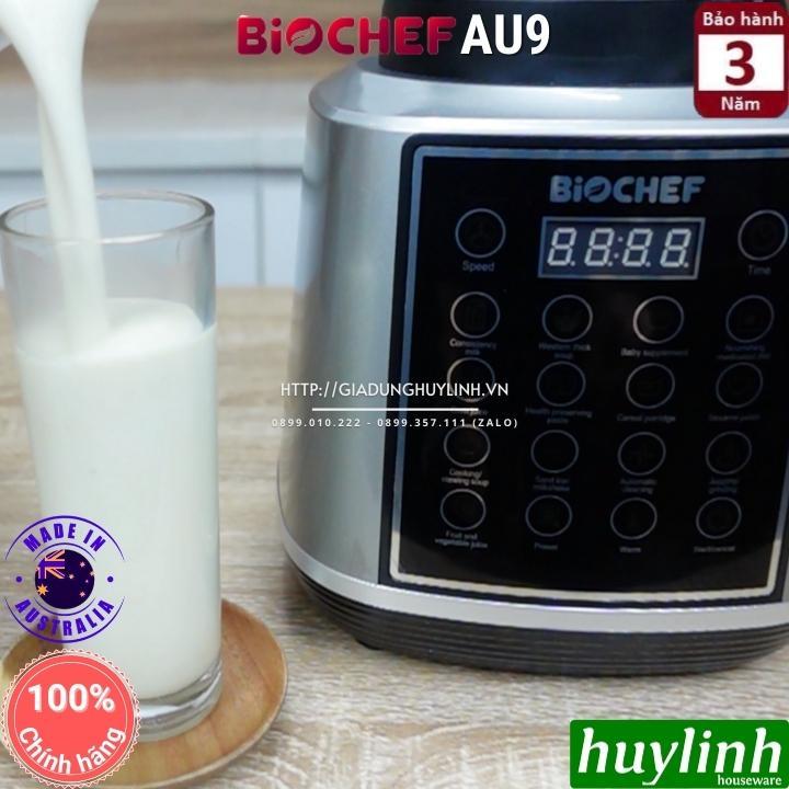 Máy xay nấu sữa hạt đa năng Biochef AU9 - Made in Australia - Hàng Chính Hãng