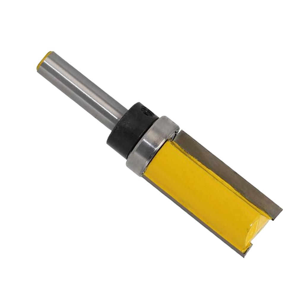 2Pcs 8mm Shank Router Bit Flush Trim Router Bit 3/4" Cutting Dia