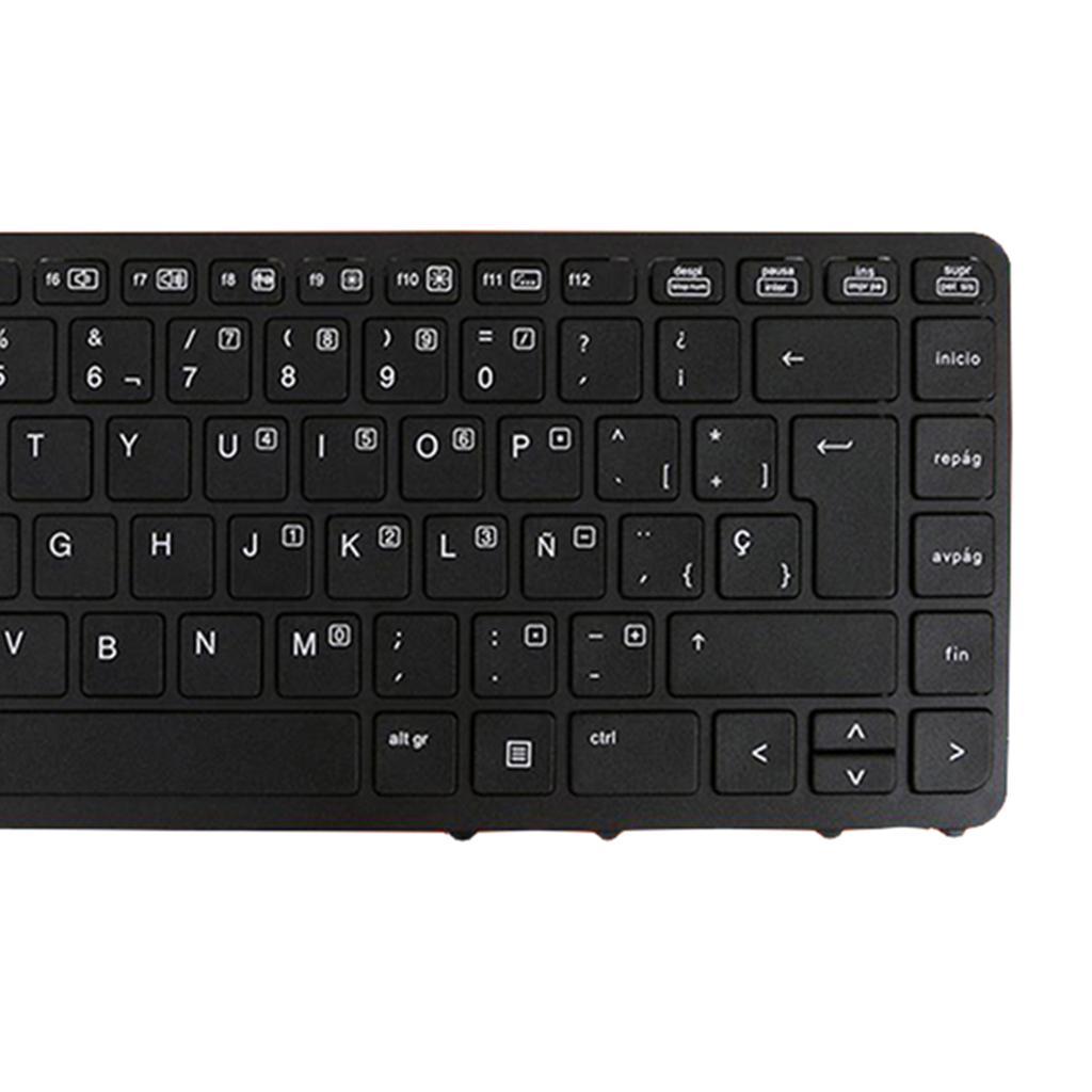 Replacement Laptop Keyboard Spanish for HP Elitebook 840 G2 850 G2 w/ Black